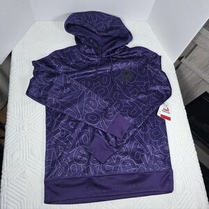 Reebok Purple Logo-Print Men's Hoodie SMALL NWT NEW! Sweatshirt